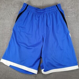 Nike Dri-FIT Basketball Shorts Mens XL Blue White Black Athletic Gym Training